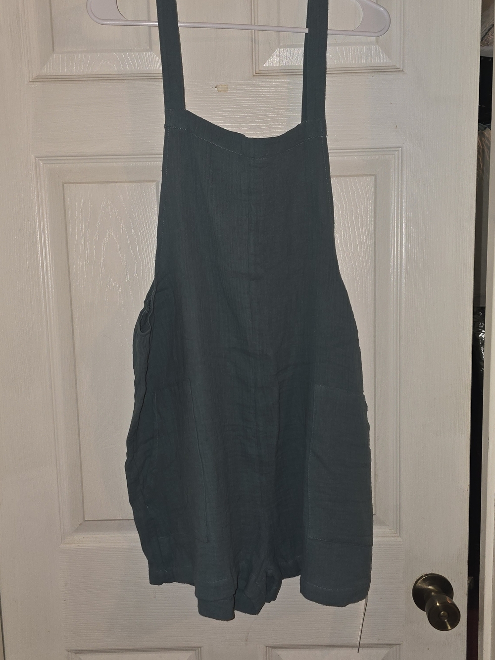Cupshe Seafoam Green Pinafore Romper